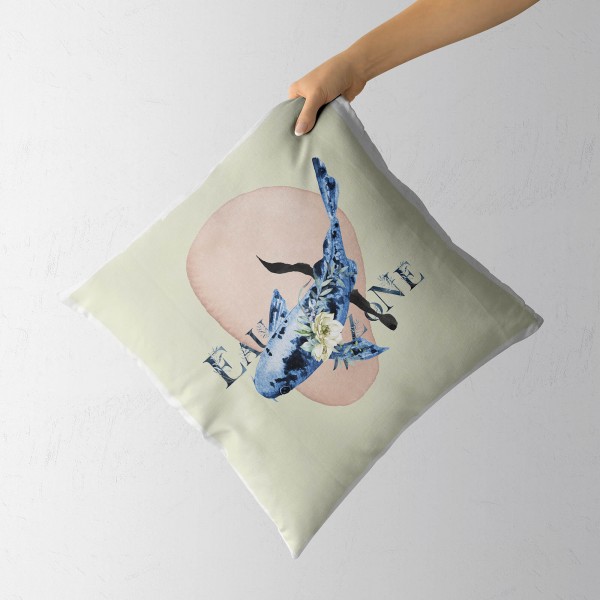 Paul Sinus Art Dekokissen Kissen Pastellfarben Eauzone Koi Blume Wasserfarben Motiv Kunstvoll Dekorativ Weich Schön Günstiger Verkauf