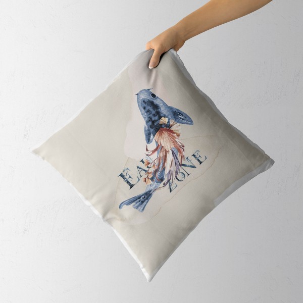 Paul Sinus Art Dekokissen Kissen Pastellfarben Eauzone Koi Karpfen Wasserfarben Motiv Kunstvoll Dekorativ Weich Sch Black Friday