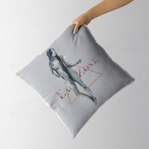 Paul Sinus Art Dekokissen Kissen Pastelltöne Eauzone Wasserfarben schöne Frau Motiv Weich Schön Dekorativ Kunstvoll JETZT KAUFEN