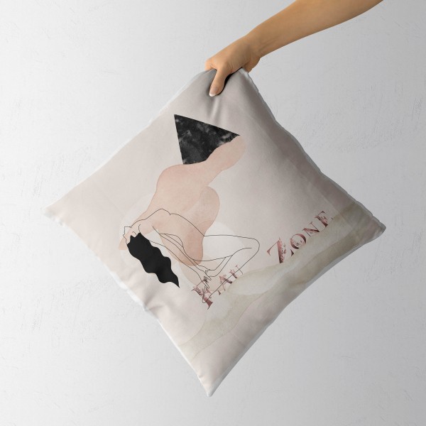 Paul Sinus Art Dekokissen Kissen Pastelltöne Eauzone Feminin Motiv Weich Schön Dekorativ Kunstvoll Im Verkauf