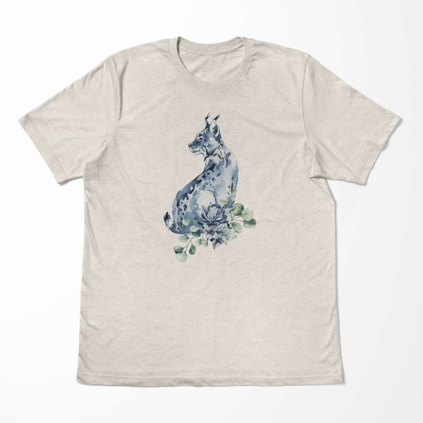 Paul Sinus Art Herren Shirt 100% gekämmte Bio-Baumwolle T-Shirt Aquarell Lux Motiv Nachhaltig Ökomode aus erneuerb Nur für heute