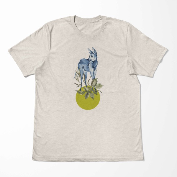 Paul Sinus Art Herren Shirt 100% gekämmte Bio-Baumwolle T-Shirt Aquarell Wildhund Motiv Nachhaltig Ökomode aus ern Riesige Rabatte