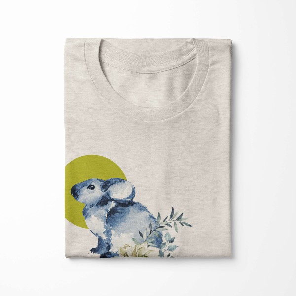 Paul Sinus Art Herren Shirt 100% gekämmte Bio-Baumwolle T-Shirt Aquarell Blumen Maus Motiv Nachhaltig Ökomode aus 50% Rabatt mit kostenlosem Versand