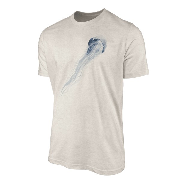 Paul Sinus Art Herren Shirt 100% gekämmte Bio-Baumwolle T-Shirt Qualle Wasserfarben Motiv Nachhaltig Ökomode aus e 50% Rabatt mit kostenlosem Versand