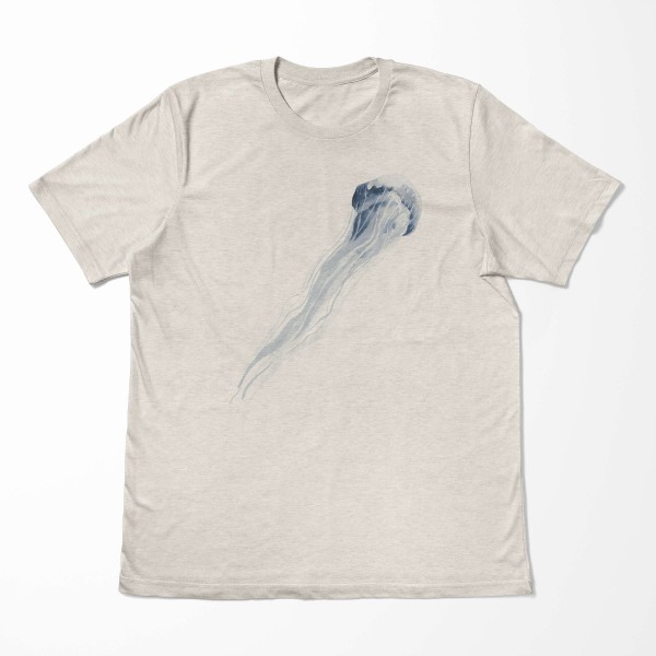 Paul Sinus Art Herren Shirt 100% gekämmte Bio-Baumwolle T-Shirt Qualle Wasserfarben Motiv Nachhaltig Ökomode aus e 50% Rabatt mit kostenlosem Versand