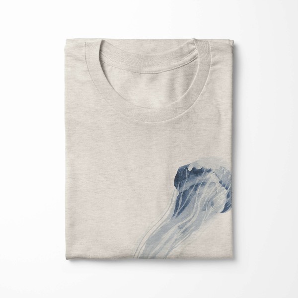 Paul Sinus Art Herren Shirt 100% gekämmte Bio-Baumwolle T-Shirt Qualle Wasserfarben Motiv Nachhaltig Ökomode aus e 50% Rabatt mit kostenlosem Versand