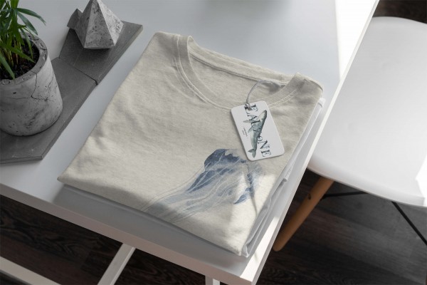 Paul Sinus Art Herren Shirt 100% gekämmte Bio-Baumwolle T-Shirt Qualle Wasserfarben Motiv Nachhaltig Ökomode aus e 50% Rabatt mit kostenlosem Versand