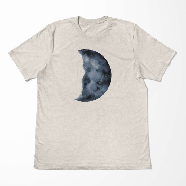 Paul Sinus Art Herren Shirt 100% gekämmte Bio-Baumwolle T-Shirt Halbmond Motiv Nachhaltig Ökomode aus erneuerbaren Limitierter Zeitrabatt