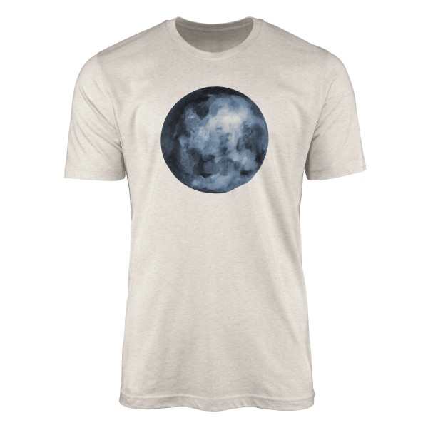 Paul Sinus Art Herren Shirt 100% gekämmte Bio-Baumwolle T-Shirt Vollmund Energie Motiv Nachhaltig Ökomode aus erne