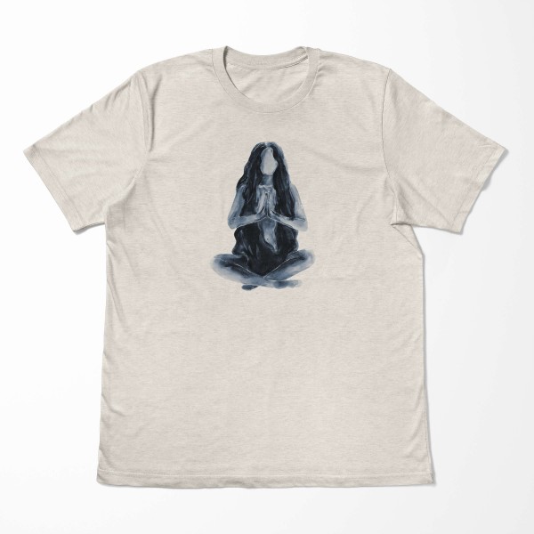 Paul Sinus Art Herren Shirt 100% gekämmte Bio-Baumwolle T-Shirt Aquarell junge Frau Motiv Nachhaltig Ökomode aus e Großer Ausverkauf
