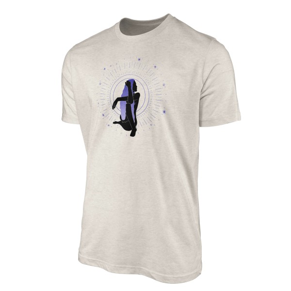 Paul Sinus Art Herren Shirt 100% gekämmte Bio-Baumwolle T-Shirt Astrologie junge Frau Motiv Nachhaltig Ökomode aus Begrenztes Angebot