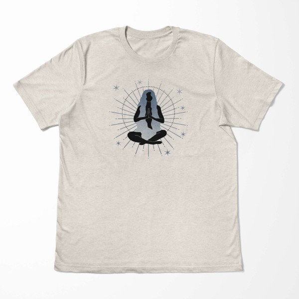 Paul Sinus Art Herren Shirt 100% gekämmte Bio-Baumwolle T-Shirt Mondzyklus junge Frau Motiv Nachhaltig Ökomode aus Exklusivangebot