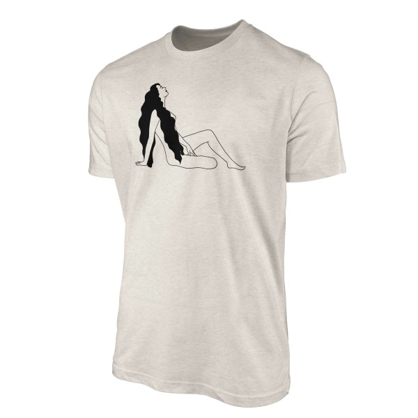 Paul Sinus Art Herren Shirt 100% gekämmte Bio-Baumwolle T-Shirt schöne Frau Motiv Nachhaltig Ökomode aus erneuerba Kauf eins, bekomm eins gratis