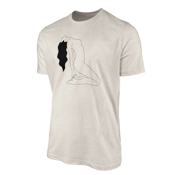 Paul Sinus Art Herren Shirt 100% gekämmte Bio-Baumwolle T-Shirt Feminin Motiv Nachhaltig Ökomode aus erneuerbaren Riesige Ersparnisse
