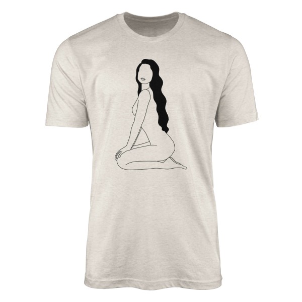 Paul Sinus Art Herren Shirt 100% gekämmte Bio-Baumwolle T-Shirt junge Frau Grafik Motiv Nachhaltig Ökomode aus ern
