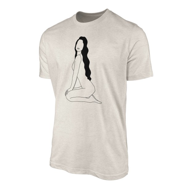 Paul Sinus Art Herren Shirt 100% gekämmte Bio-Baumwolle T-Shirt junge Frau Grafik Motiv Nachhaltig Ökomode aus ern Tiefpreis