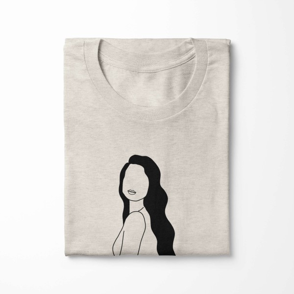 Paul Sinus Art Herren Shirt 100% gekämmte Bio-Baumwolle T-Shirt junge Frau Grafik Motiv Nachhaltig Ökomode aus ern Tiefpreis