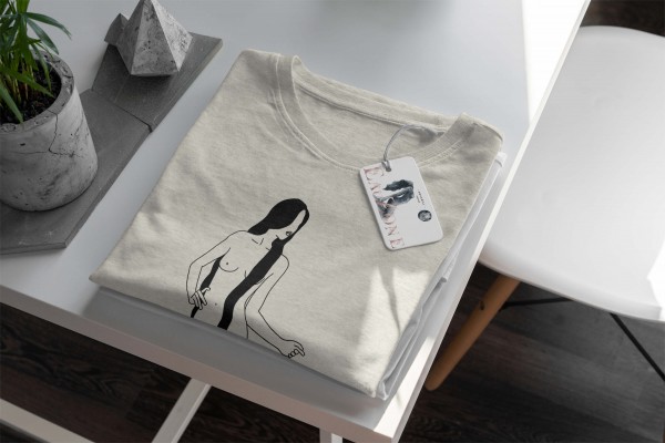 Paul Sinus Art Herren Shirt 100% gekämmte Bio-Baumwolle T-Shirt Jungfrau Sternzeichen Motiv Nachhaltig Ökomode aus Letzte 3 Tage