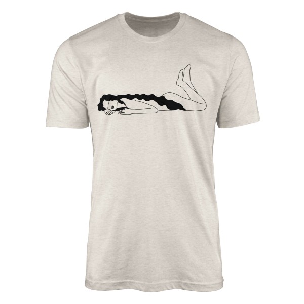 Paul Sinus Art Herren Shirt 100% gekämmte Bio-Baumwolle T-Shirt junge Frau Grafik Motiv Nachhaltig Ökomode aus ern JETZT KAUFEN