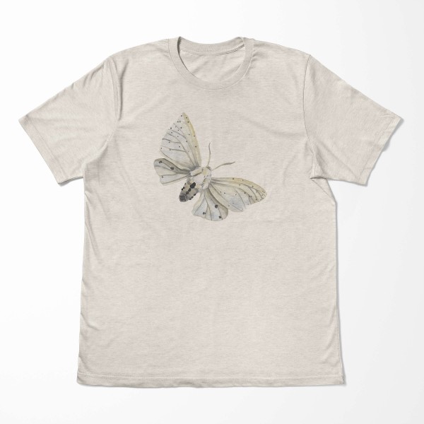 Paul Sinus Art Herren Shirt 100% Bio-Baumwolle T-Shirt Aquarell Motiv Motte Farbe Nachhaltig Organic Ökomode Zeitbegrenzte Promotion