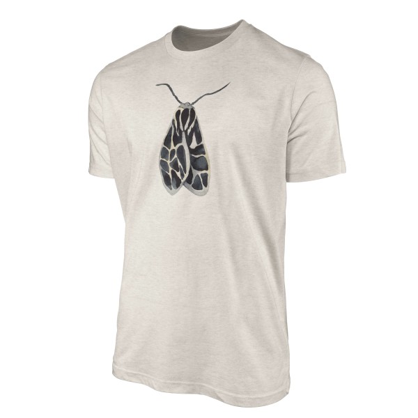 Paul Sinus Art Herren Shirt 100% Bio-Baumwolle T-Shirt Aquarell Motiv Motte Farbe Nachhaltig Organic Ökomode Bis zu 50% Rabatt