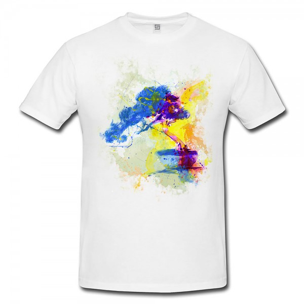 Paul Sinus Art Bonsai I Herren T- Shirt , Stylisch aus Paul Sinus Aquarell Color