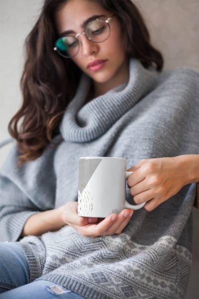 Paul Sinus Art Dekorative Tasse mit schönem Motiv Seepferdchen Wasserfarben Modern schönem Design Saisonschlussverkauf