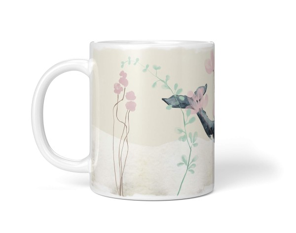 Paul Sinus Art Dekorative Tasse mit schönem Motiv Buckelwal Aquarell Pastelltöne Kunst Wunderschön Zeitlich begrenztes Angebot