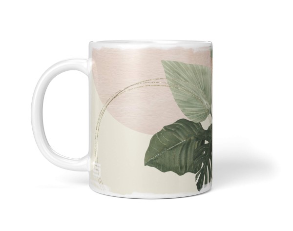 Paul Sinus Art Dekorative Tasse mit schönem Motiv Seelöwe Pflanzen Kunstvoll Vintage Wasserfarben Neuheiten