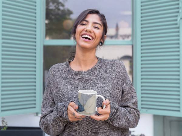 Paul Sinus Art Dekorative Tasse mit schönem Motiv Walhai Hai Pastelltöne Kunstvoll schönem Design Kauf eins, bekomm eins gratis