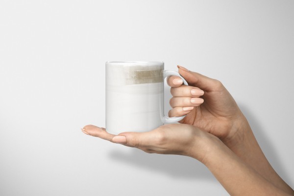 Paul Sinus Art Dekorative Tasse mit schönem Motiv abstraktes Design Struktur Modern Kunstvoll Wasserfarben Vierteljährliche Förderung