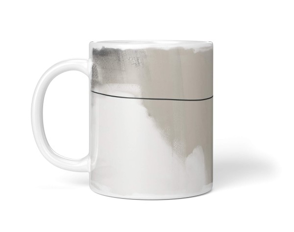 Paul Sinus Art Dekorative Tasse mit schönem Motiv abstraktes Design Pastelltöne Textur schwarzer Strich Bis zu 55% Rabatt
