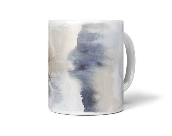 Paul Sinus Art Dekorative Tasse mit schönem Motiv fließende Wasserfarben Aquarell Kunstvoll Textur