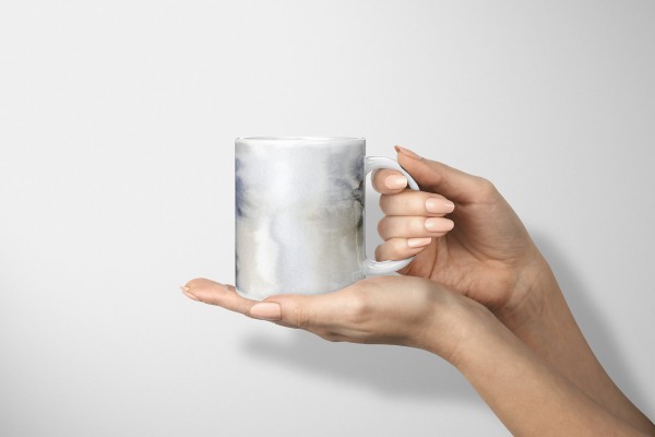 Paul Sinus Art Dekorative Tasse mit schönem Motiv fließende Wasserfarben Aquarell Kunstvoll Textur Clearance-Verkauf
