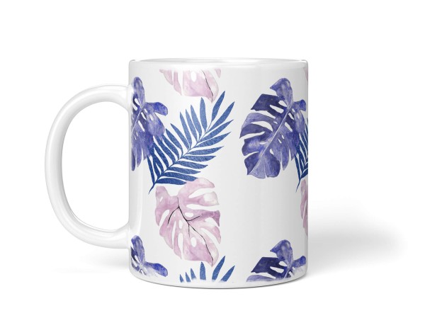 Paul Sinus Art Dekorative Tasse mit schönem Motiv Monstera Fensterblatt Pflanzen Muster Design Hell Flash Sale