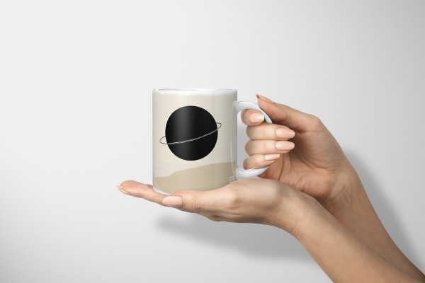 Paul Sinus Art Dekorative Tasse mit schönem Motiv junge Göttin Schütze schwarzer Mond Astrologie Bogen Preisnachlass