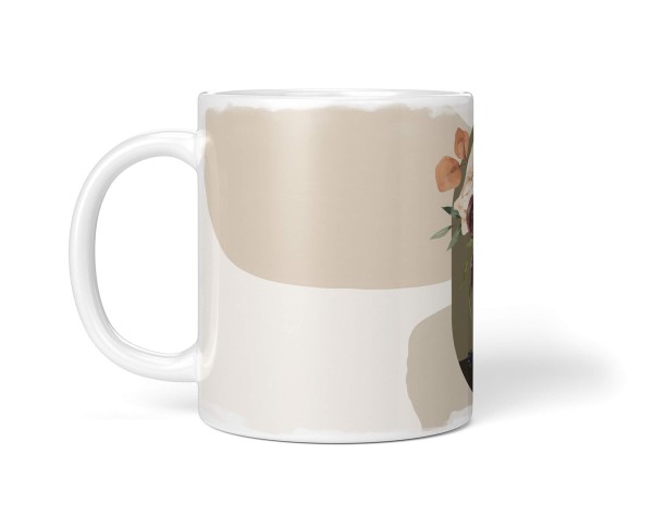 Paul Sinus Art Dekorative Tasse mit schönem Motiv Blumen Blumenstrauß Vintage Pastelltöne Bouquet Cyber Monday