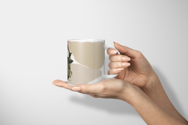 Paul Sinus Art Dekorative Tasse mit schönem Motiv Blumen Blumenstrauß Vintage Pastelltöne Bouquet Cyber Monday