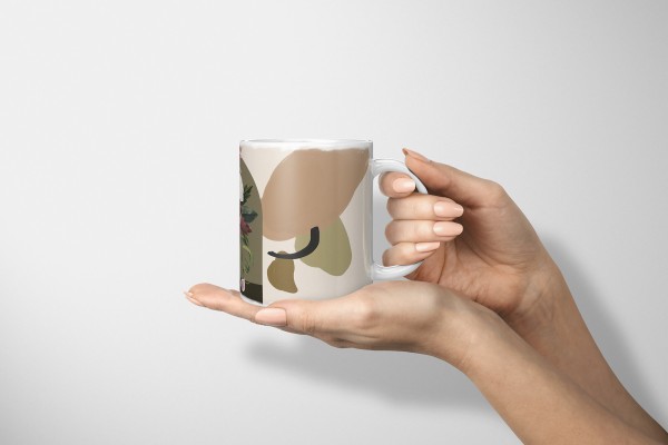 Paul Sinus Art Dekorative Tasse mit schönem Motiv Blumenstrauß Blumen Vase Vintage Design Bouquet Weihnachtsangebot