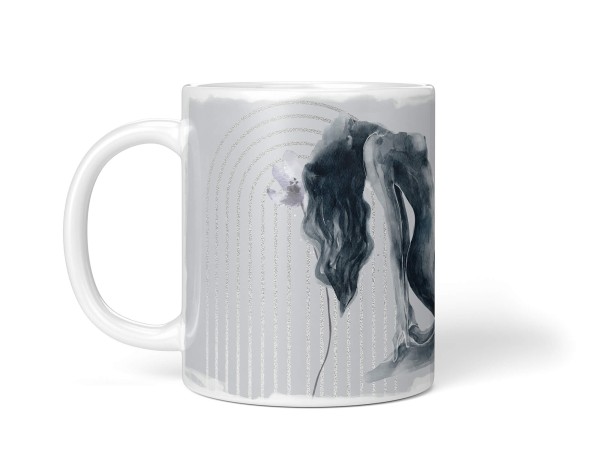 Paul Sinus Art Dekorative Tasse mit schönem Motiv junge Frau im Mondlicht Vollmond Astrologie Göttin Feminin Muttertagsangebot