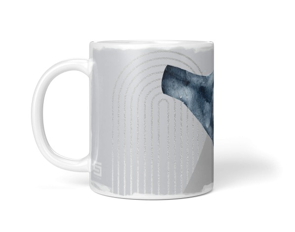 Paul Sinus Art Dekorative Tasse mit schönem Motiv zwei Hände Aquarell schönem Design Mystik Astrologie Valentinstagsangebot