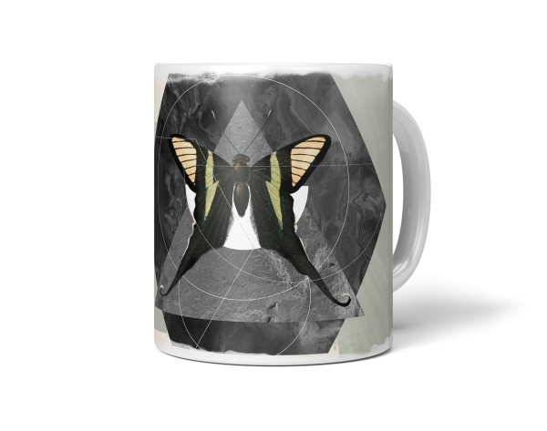 Paul Sinus Art Dekorative Tasse mit schönem Motiv schönem Design Schmetterling Kunstvoll Einzigartig
