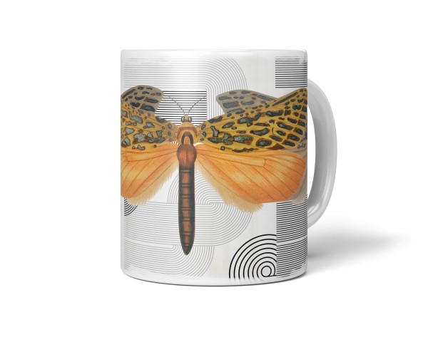 Paul Sinus Art Dekorative Tasse mit schönem Motiv Schmetterlinge schönem Design Vintage Einzigartig