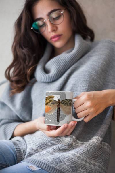 Paul Sinus Art Dekorative Tasse mit schönem Motiv Schmetterlinge schönem Design Vintage Einzigartig Zeitbegrenzte Promotion