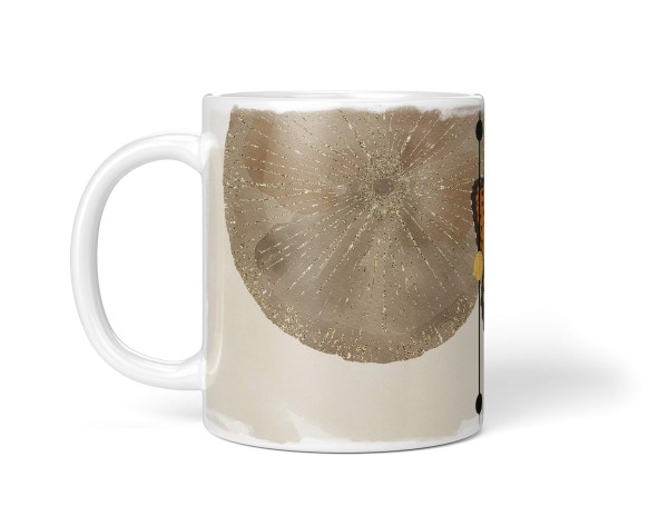 Paul Sinus Art Dekorative Tasse mit schönem Motiv Vintage Schmetterling Pastelltöne goldene Elemente Online