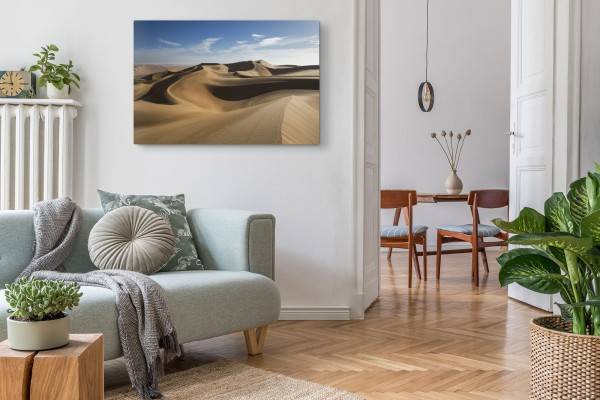 Paul Sinus Art 120x80cm Wandbild auf Leinwand Wüste Wüstensand Sanddünen Sahara Rabatte dieses Monats