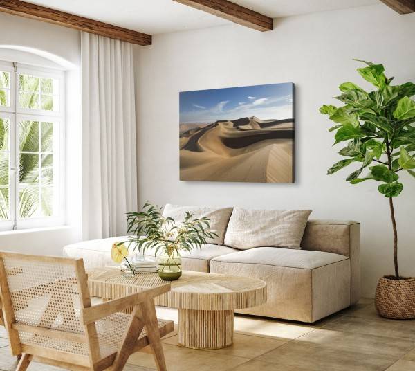 Paul Sinus Art 120x80cm Wandbild auf Leinwand Wüste Wüstensand Sanddünen Sahara Rabatte dieses Monats