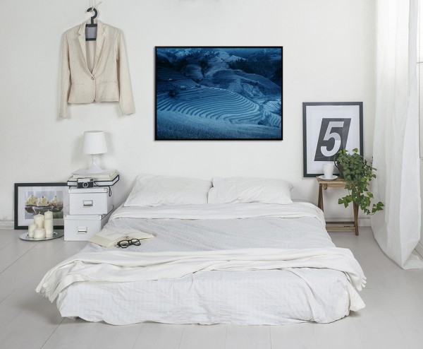Paul Sinus Art 105x75cm Leinwandbild Petrol Landschaft Bali Super Sparpreis