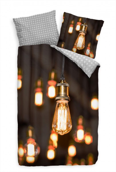 Paul Sinus Art Glhbirne Deckenlampe Gold Vintage Bettwäsche Set 135x200 cm + 80x80cm Atmungsaktiv