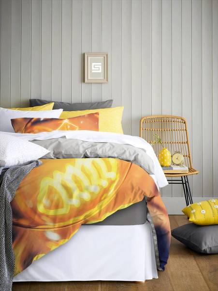 Paul Sinus Art Retro Glhbirne Licht Kunst Makro Bettwäsche Set 135x200 cm + 80x80cm Atmungsaktiv Super Rabatt